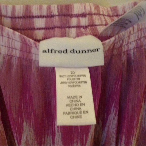 Alfred Dunner flowy pink printed skirt size 20 NWT - Picture 7 of 8